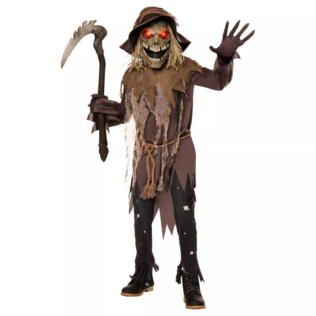 Kids Light-Up Twisted Scarecrow Costume