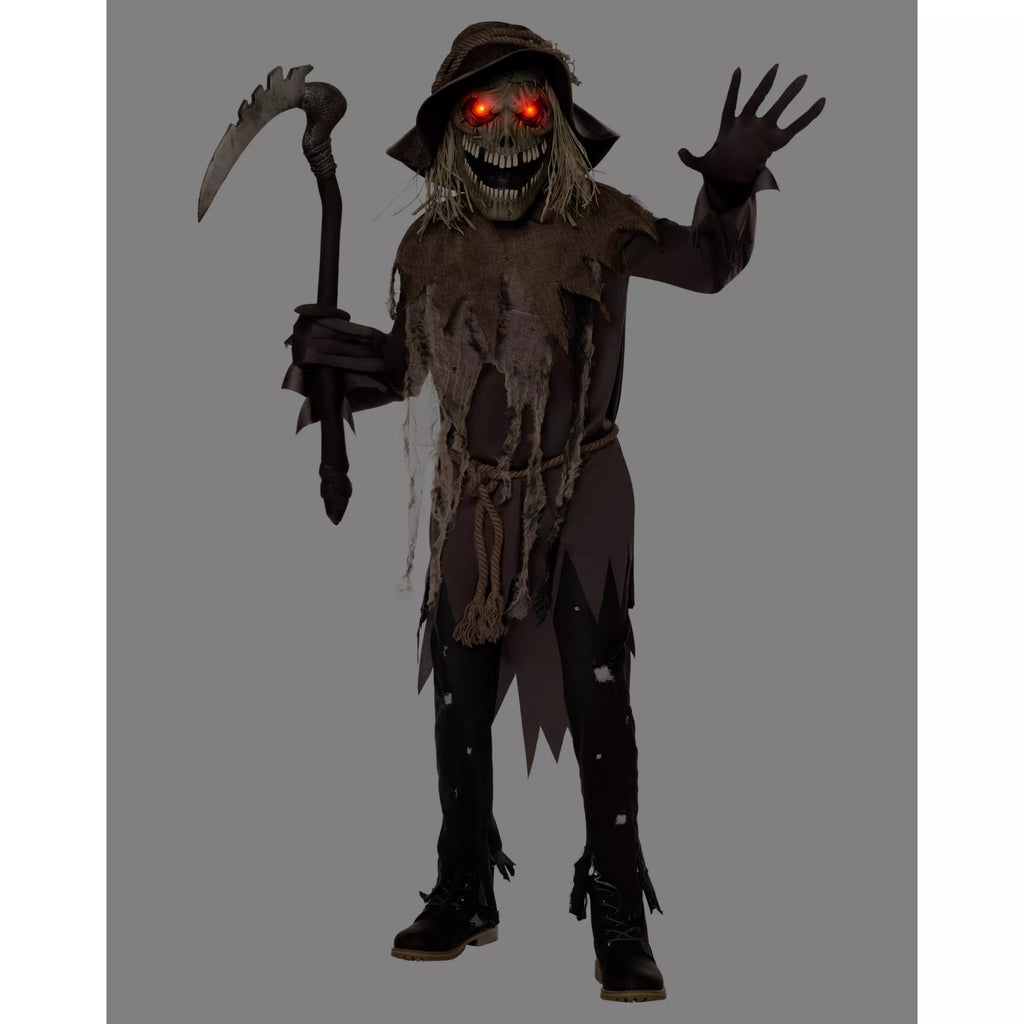 Kids Light-Up Twisted Scarecrow Costume
