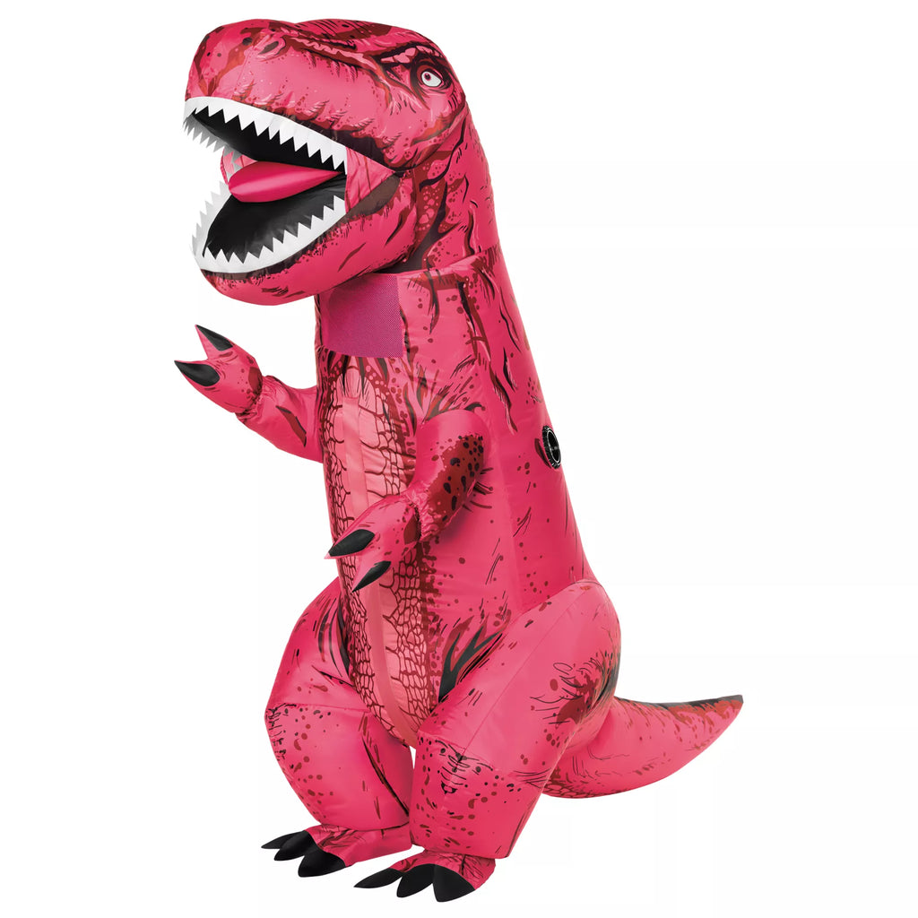 Kids Pink Dino Inflatable Costume