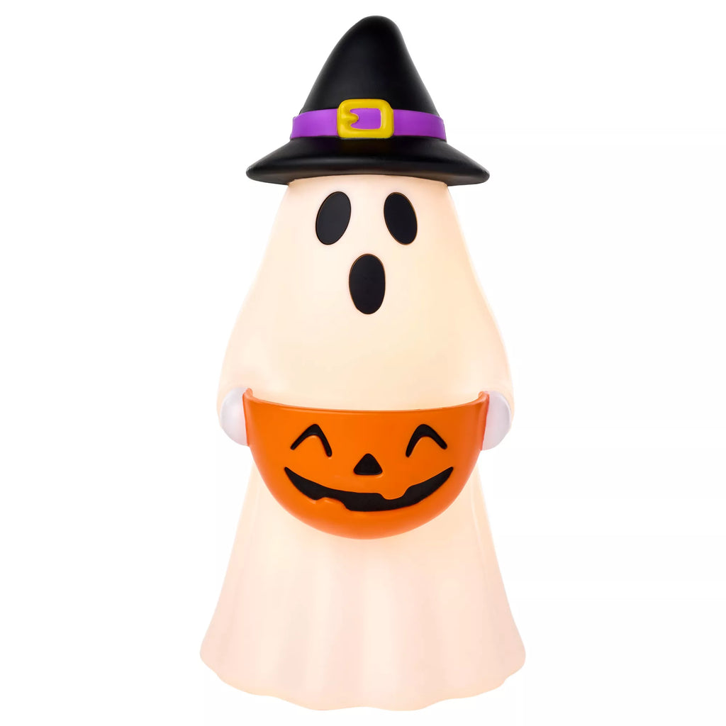 1 Ft. Light-Up Blow Mold Witch Ghost