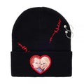 Chucky and Tiffany Heart Beanie