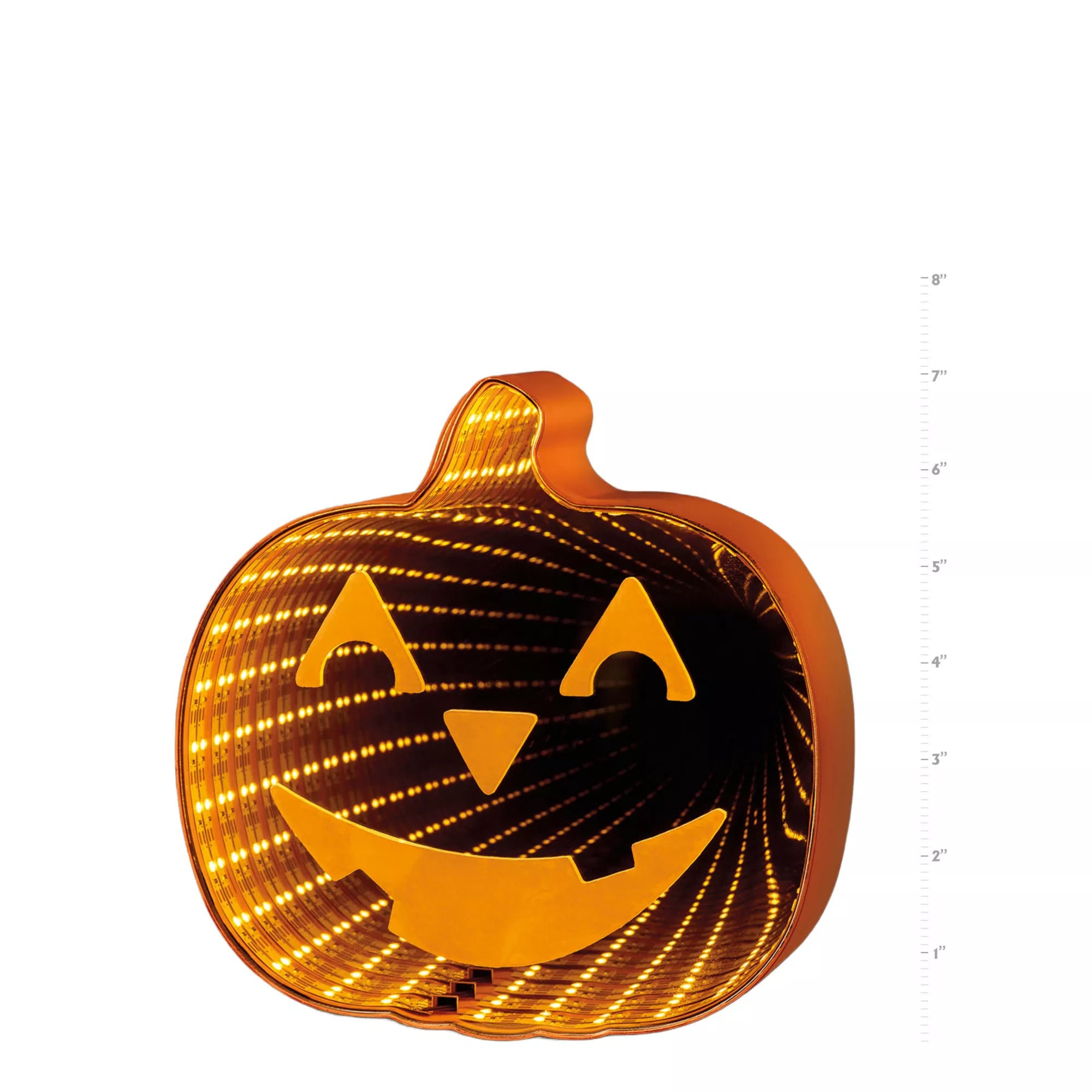 Light-Up Pumpkin Infinity Mirror