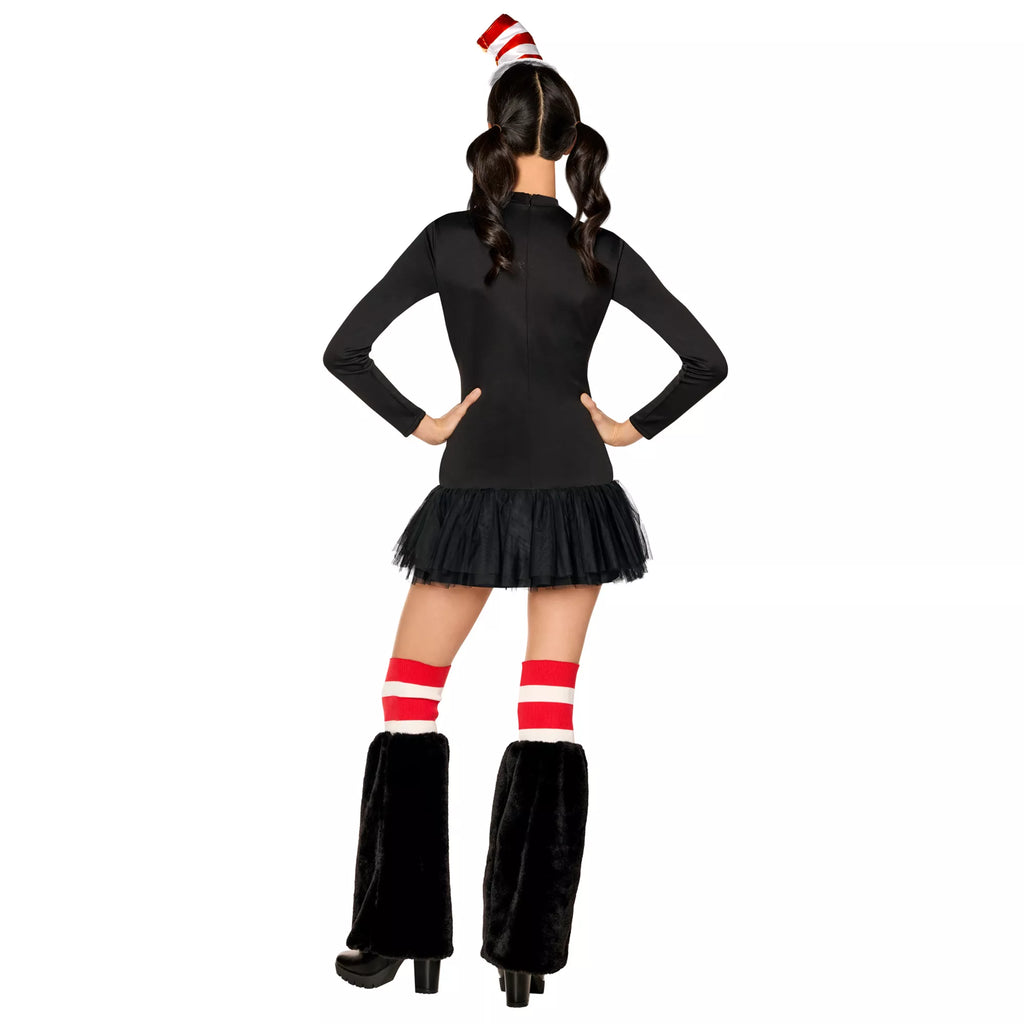 Adult The Cat in the Hat Dress Costume - Dr. Seuss