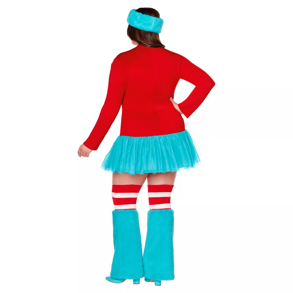 Adult Thing 1 Thing 2 Dress Costume - Dr. Seuss