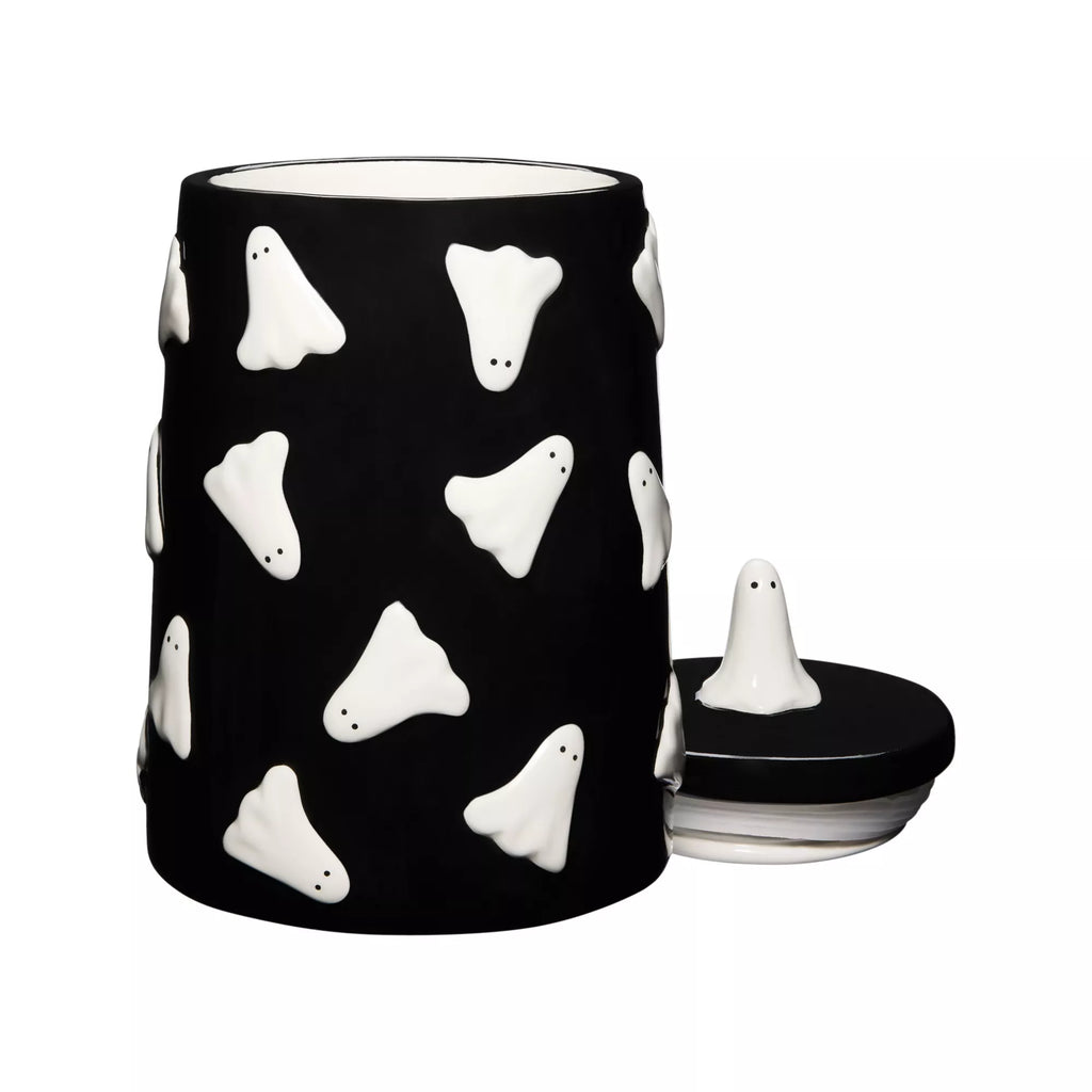Ghost Black Cookie Jar