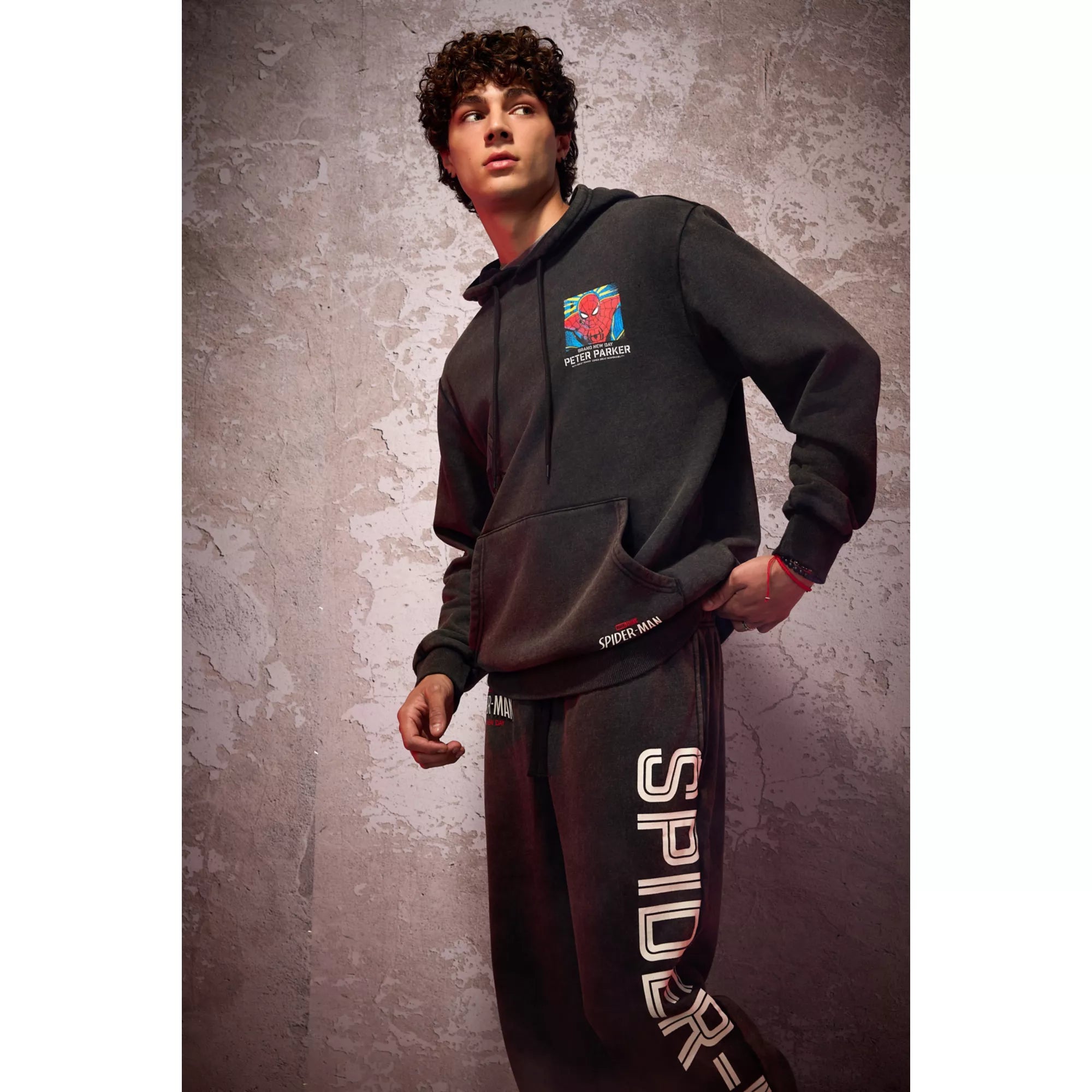 Spider-Man Brand New Day Washed Hoodie - Marvel