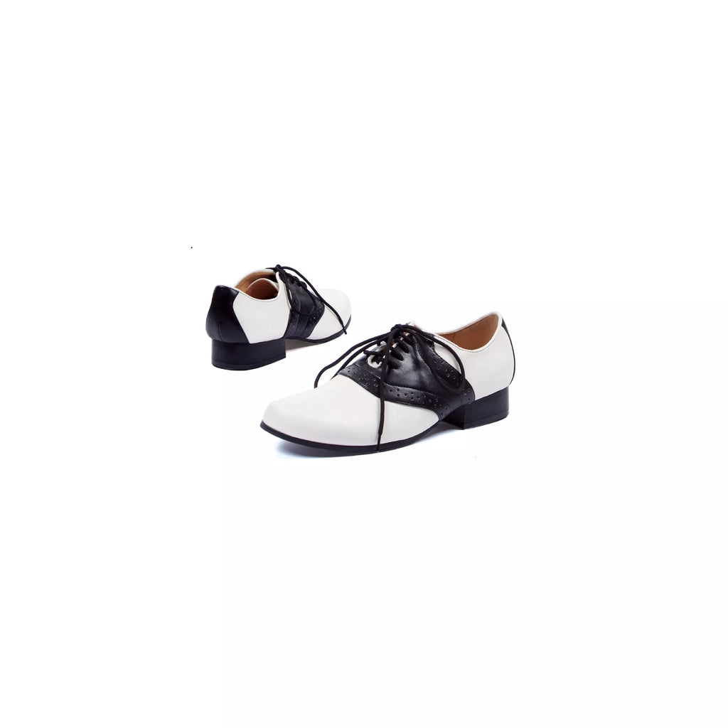 Black and White Saddle Shoes