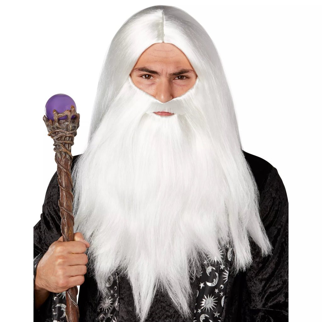 Merlin Wizard Beard and Wig