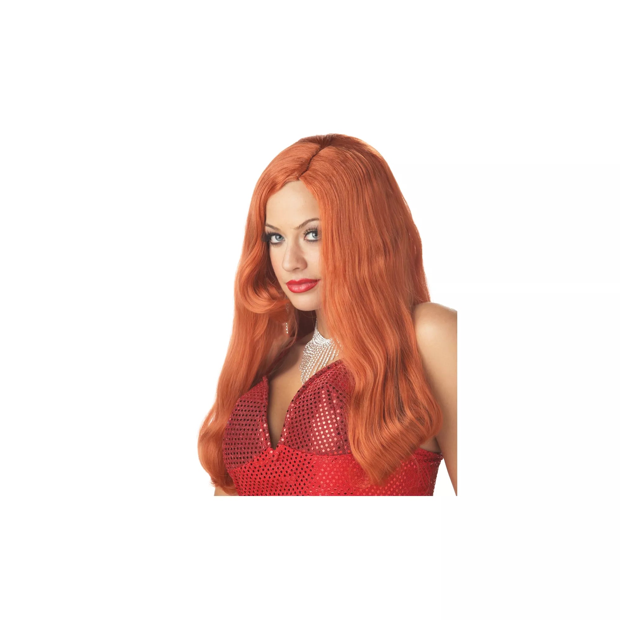 Red Silver Screen Sensation Wig