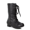 Kids Black Combat Boots