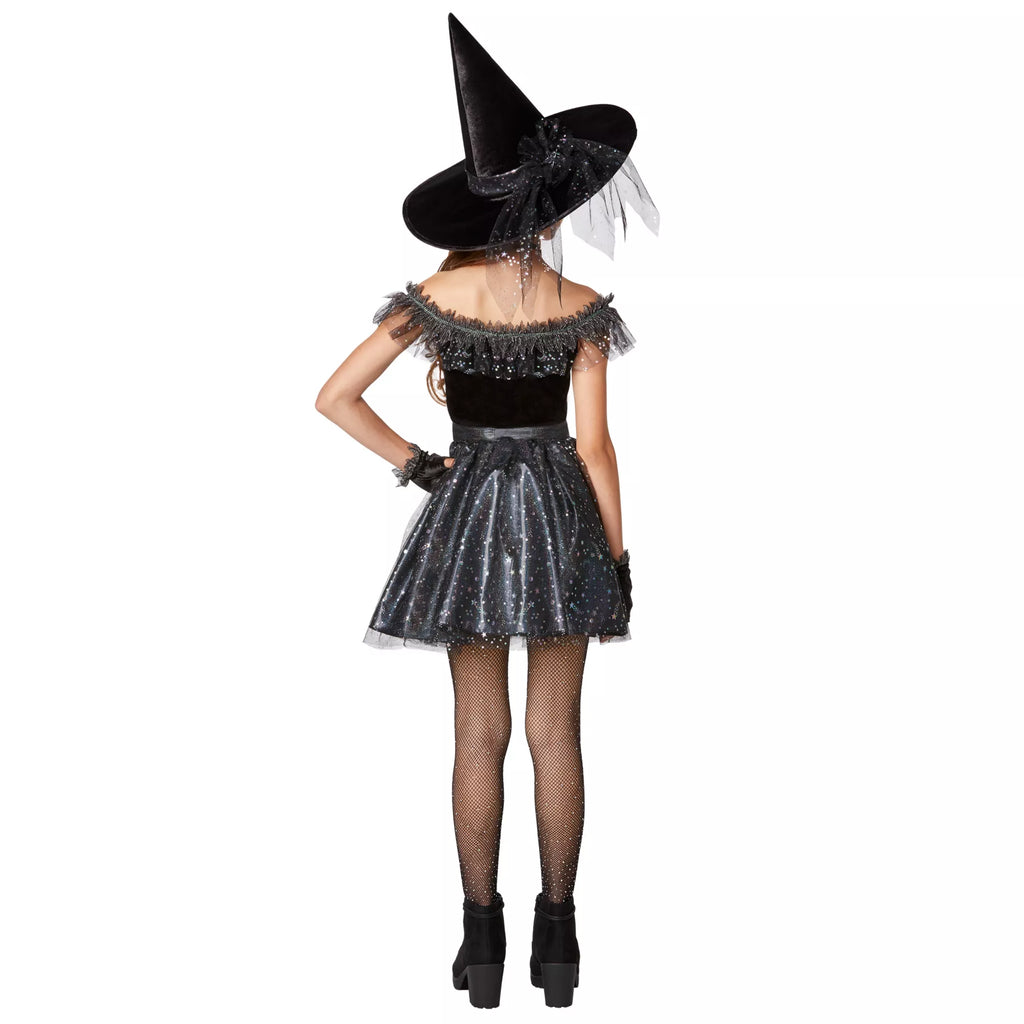 Kids Glitter Witch Costume
