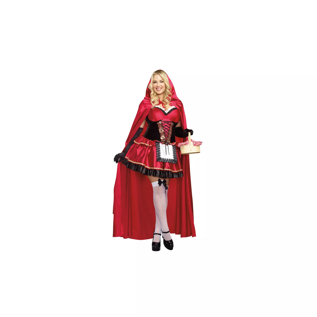 Adult Little Red Plus Size Costume