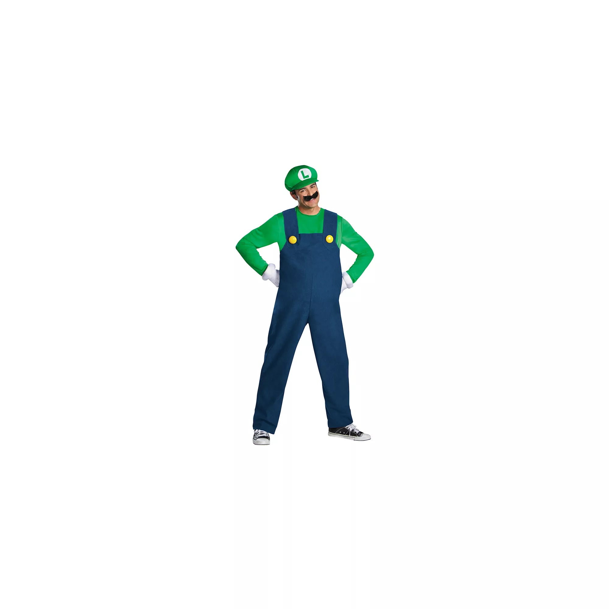 Adult Luigi Costume - Mario Bros