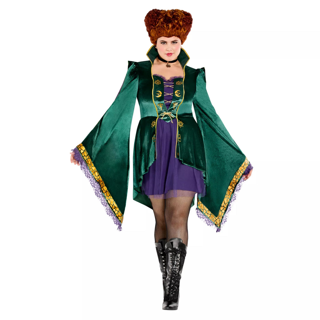 Adult Winifred Sanderson Plus Size Dress - Hocus Pocus