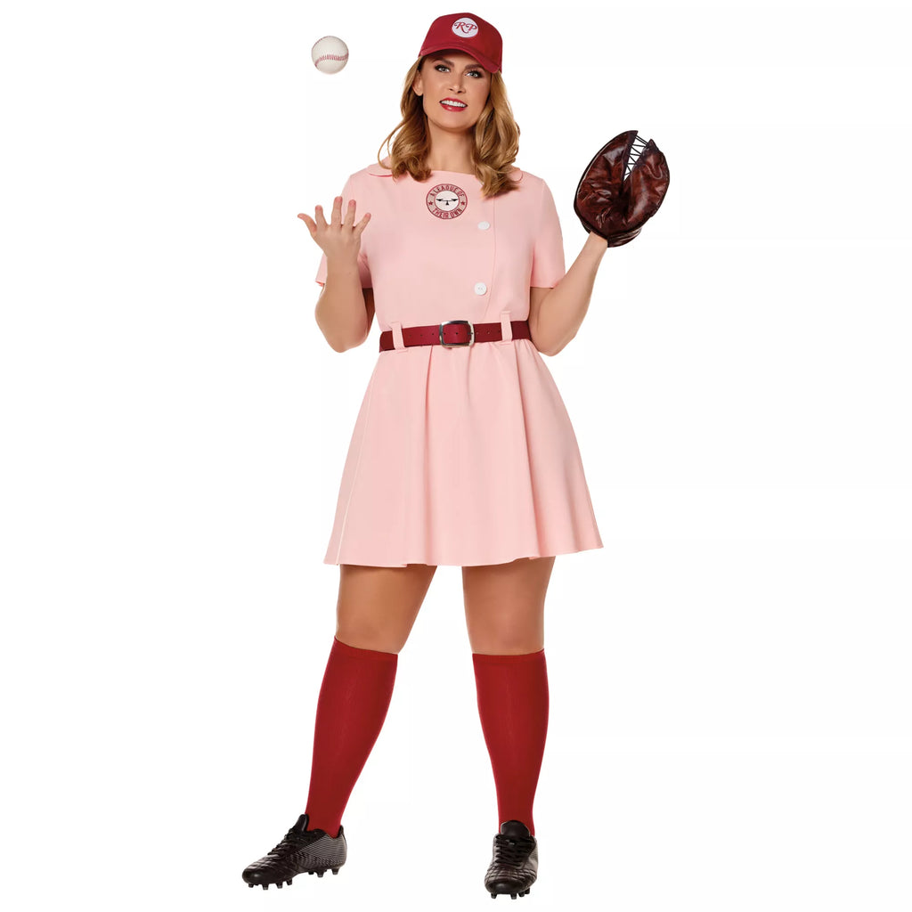 Adult Rockford Peaches Plus Size Costume - A League of Their Own