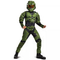 Kids Master Chief Muscle Costume - Halo Infinite