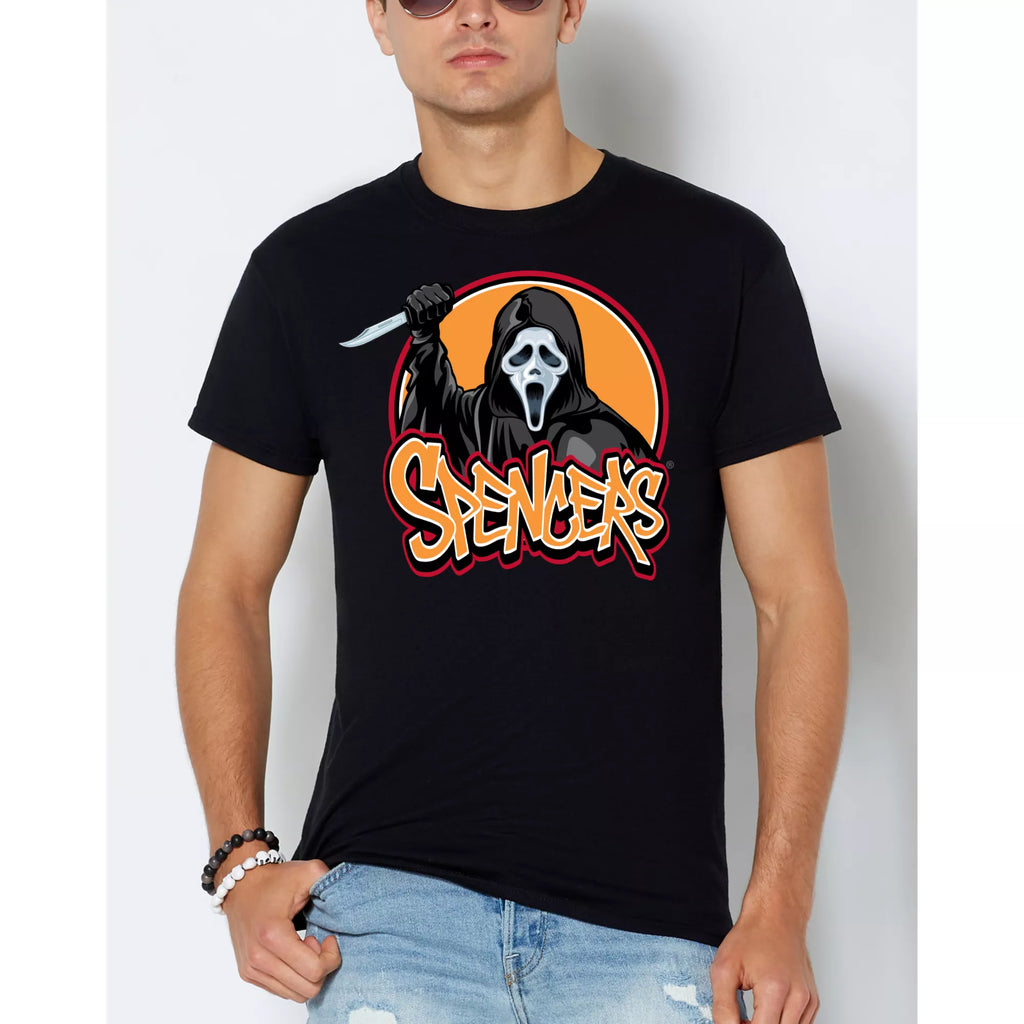 Ghost Face Spencer's Logo T Shirt