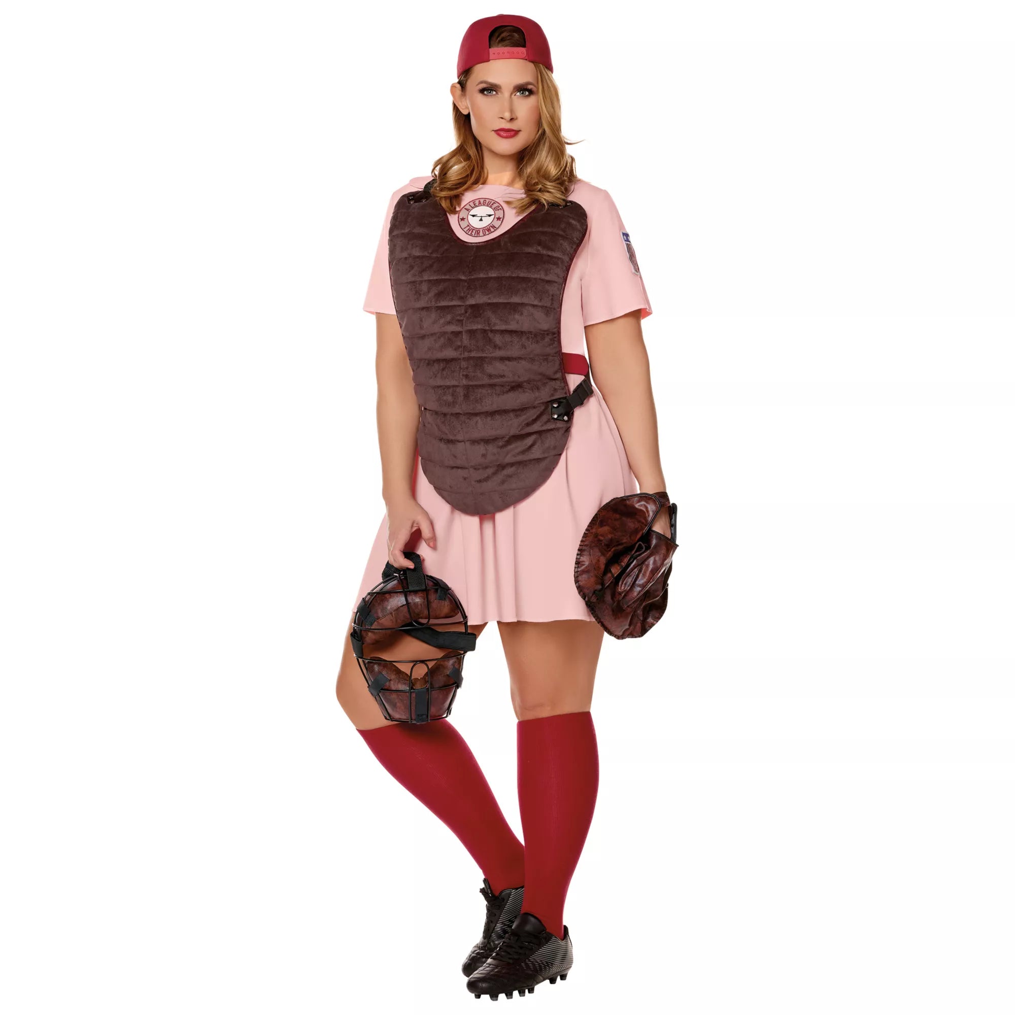 Adult Dottie Plus Size Costume -  A League of Their Own