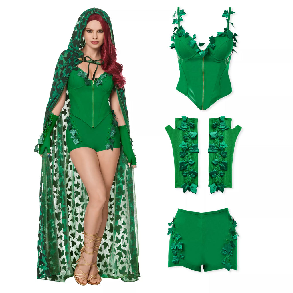 Adult Poison Ivy Costume Bundle - DC Villains