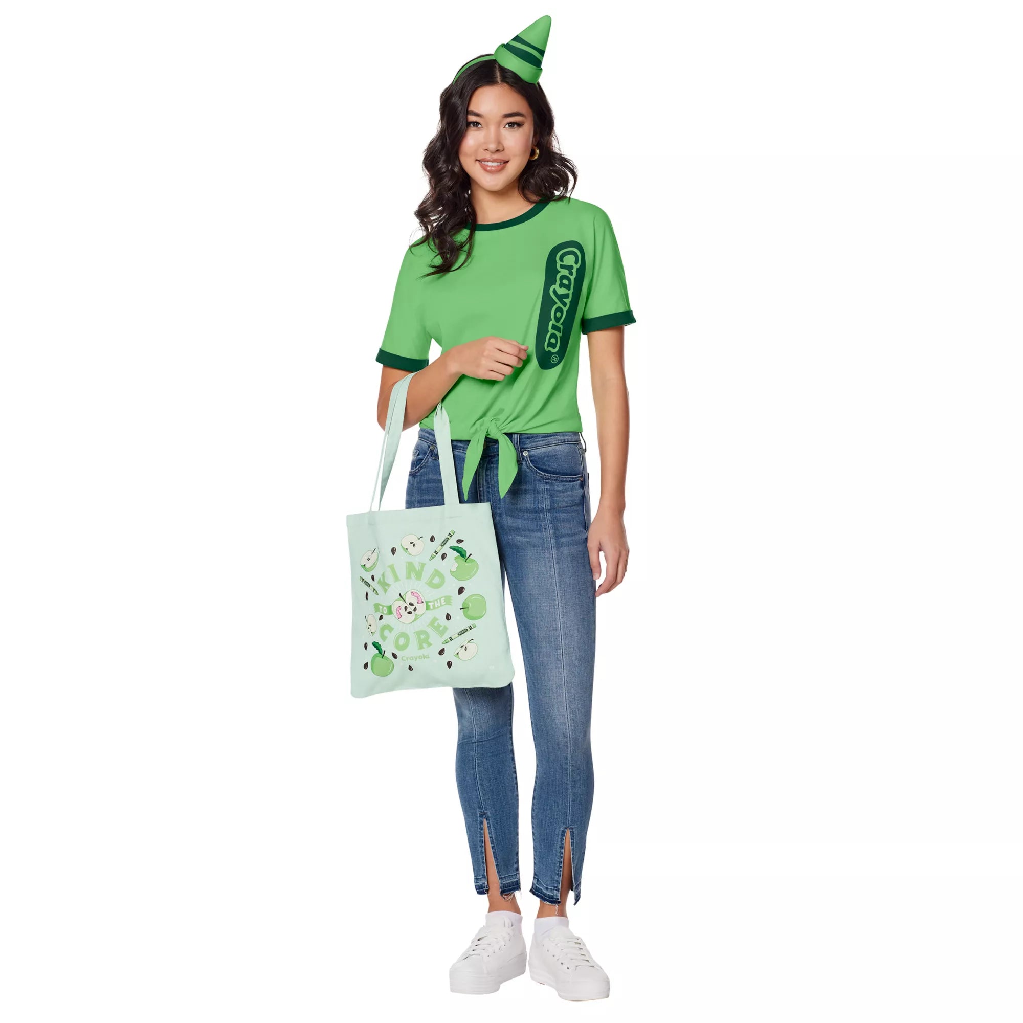 Adult Kind to the Core Green Crayon Costume Kit - Crayola