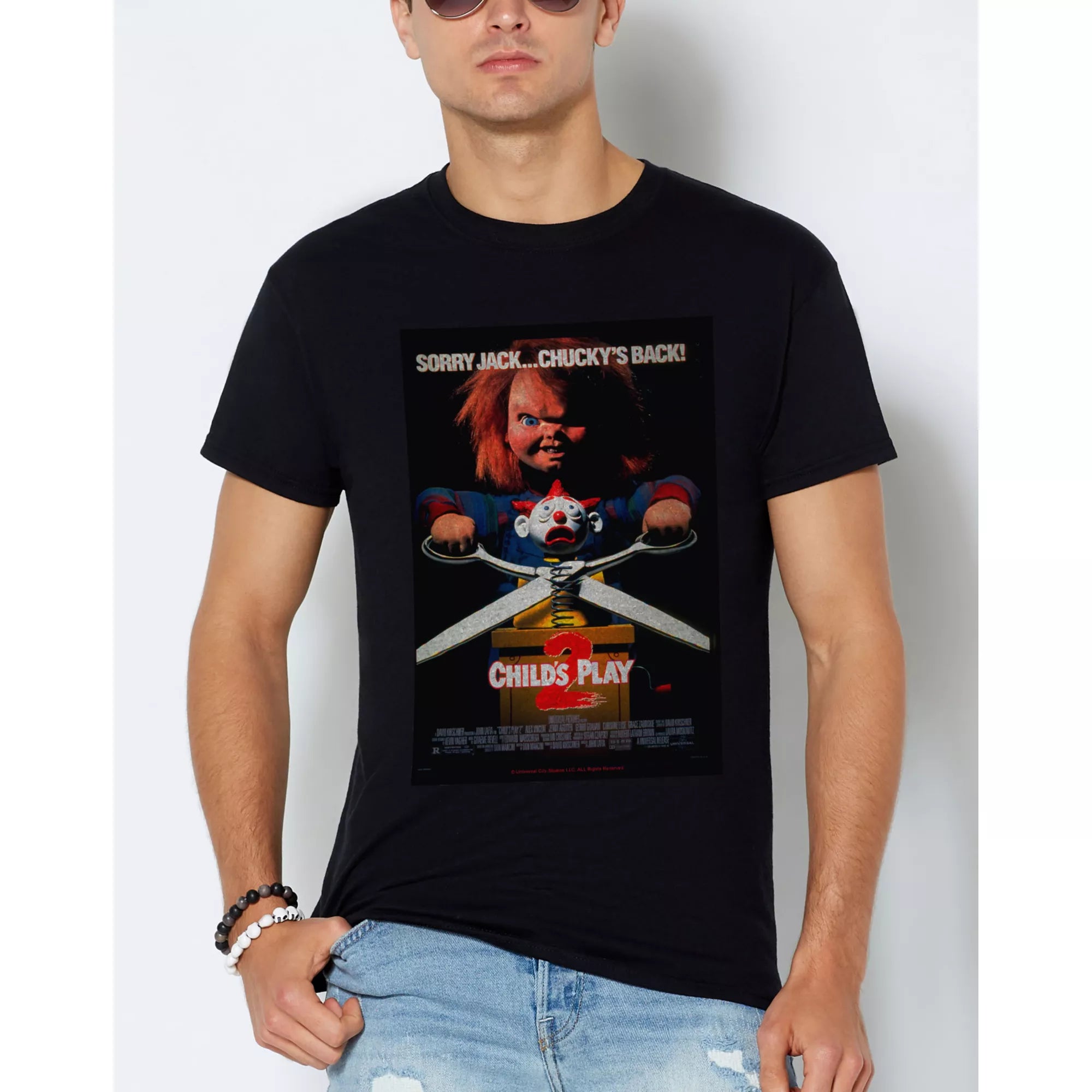 Black Child's Play 2 Chucky T Shirt