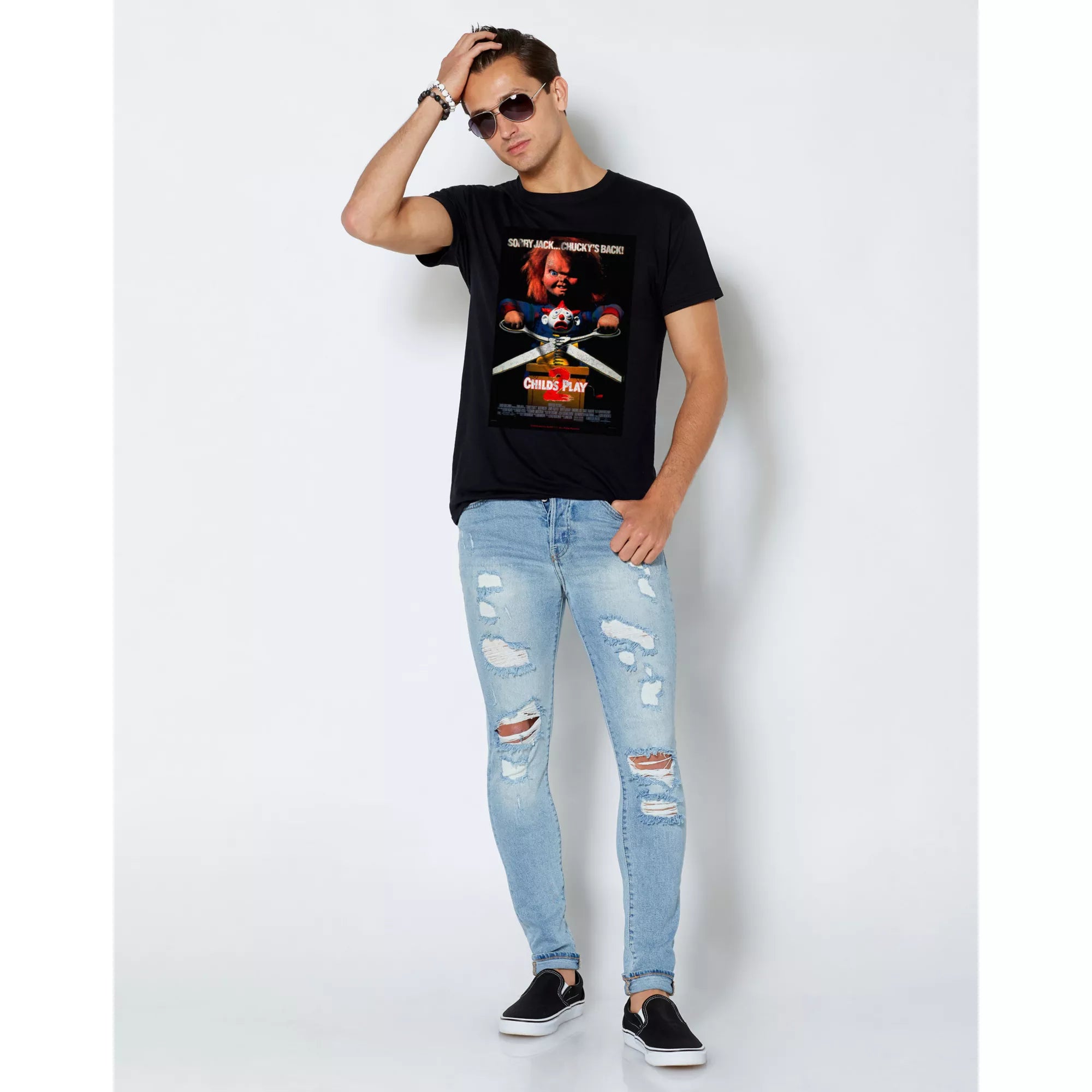 Black Child's Play 2 Chucky T Shirt