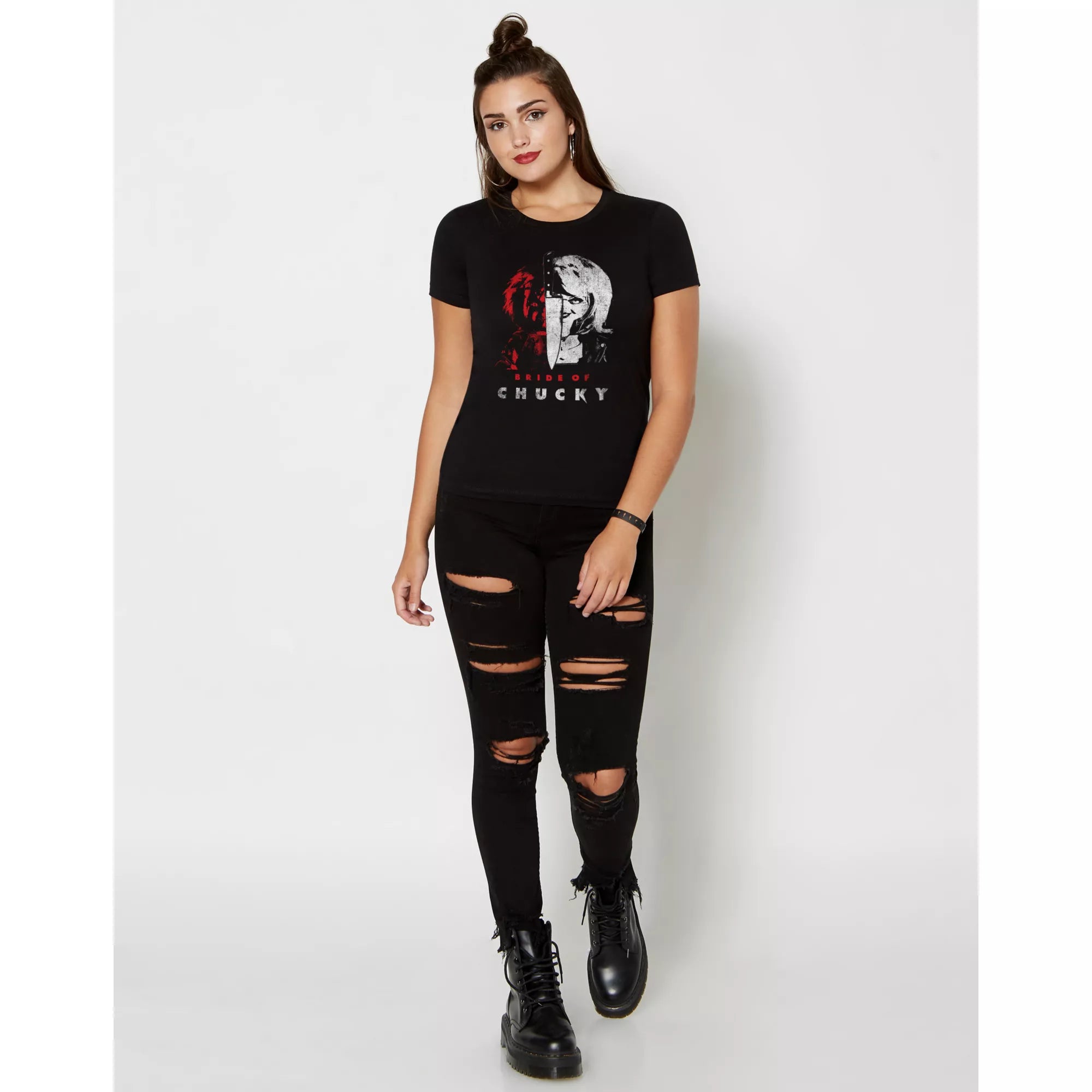 Split Bride of Chucky T Shirt