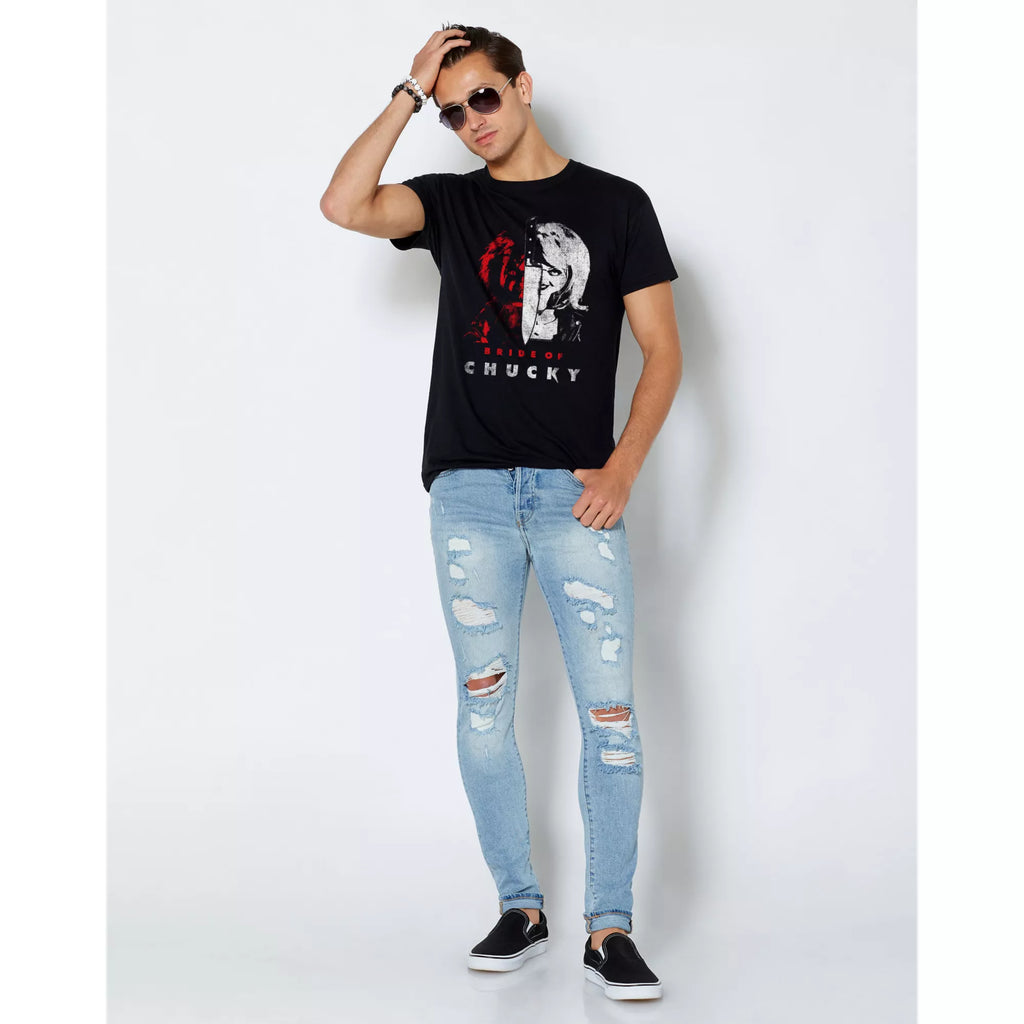 Split Bride of Chucky T Shirt