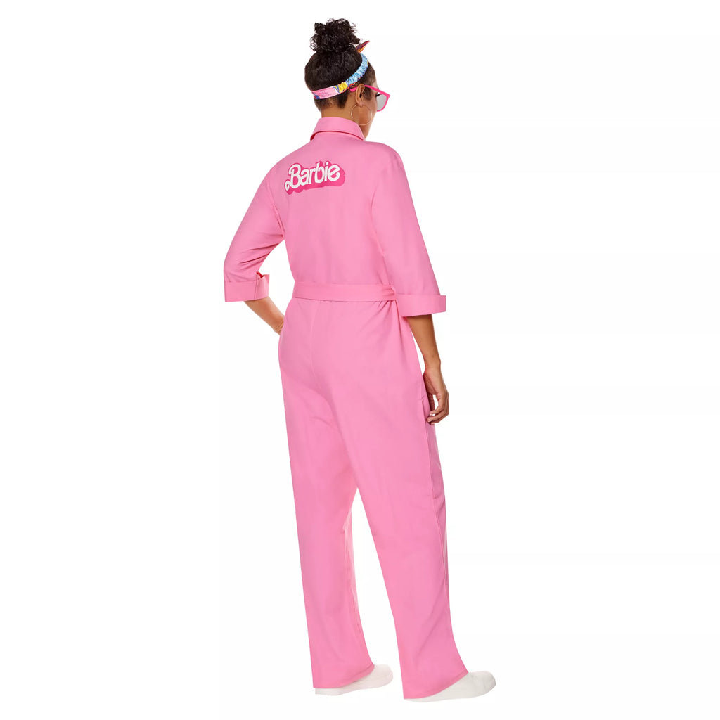 Adult Plus Size Pink Power Jumpsuit - Barbie the Movie
