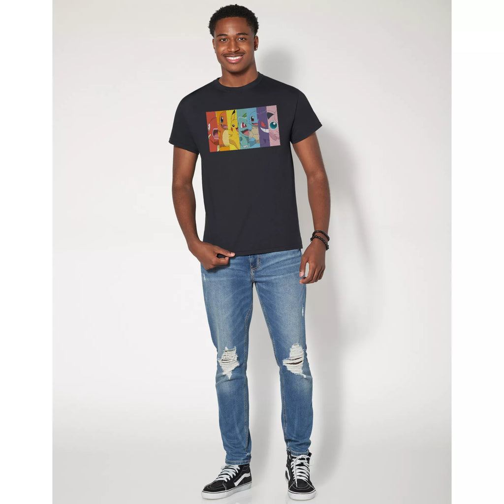 Rainbow Characters T Shirt - Pokémon