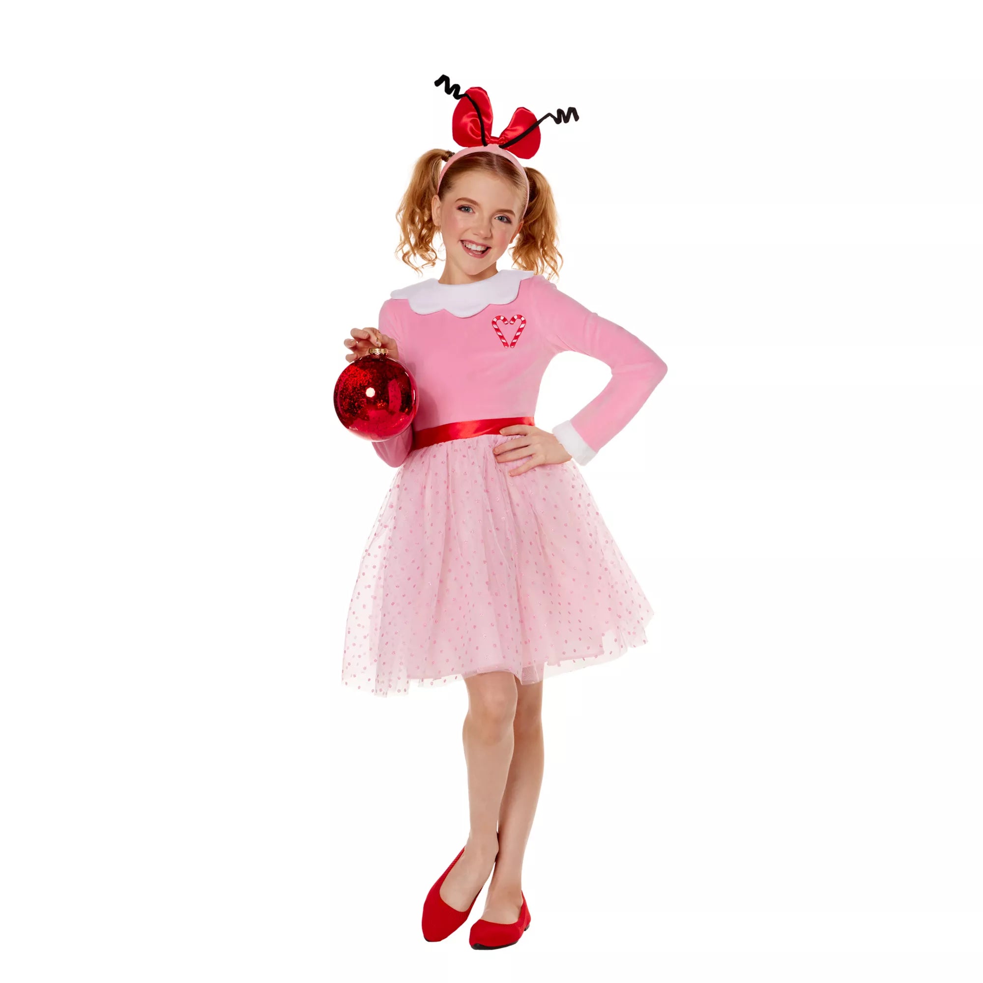 Kids Cindy Lou Who Dress Costume - Dr. Seuss
