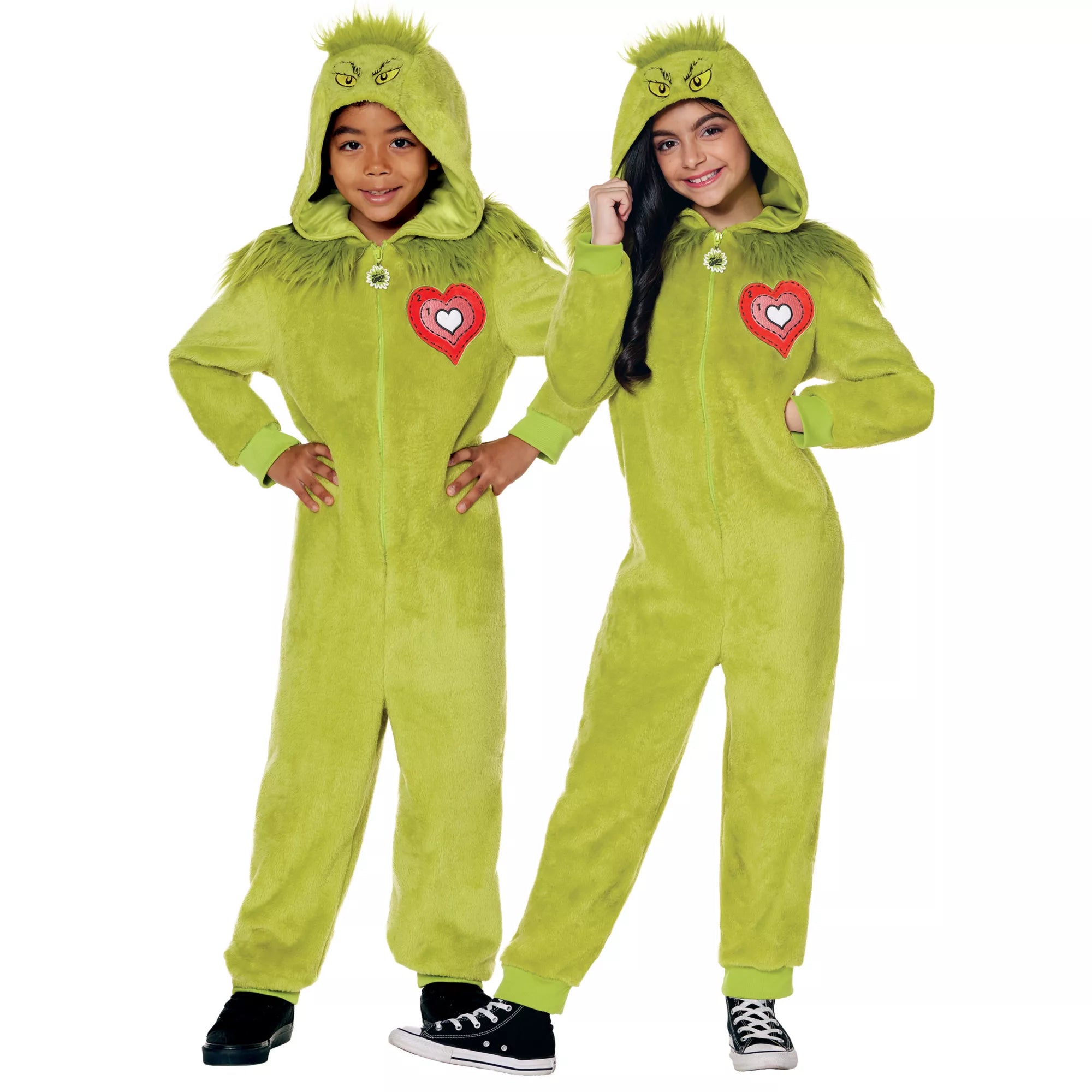 Kids The Grinch Jumpsuit Costume - Dr. Seuss
