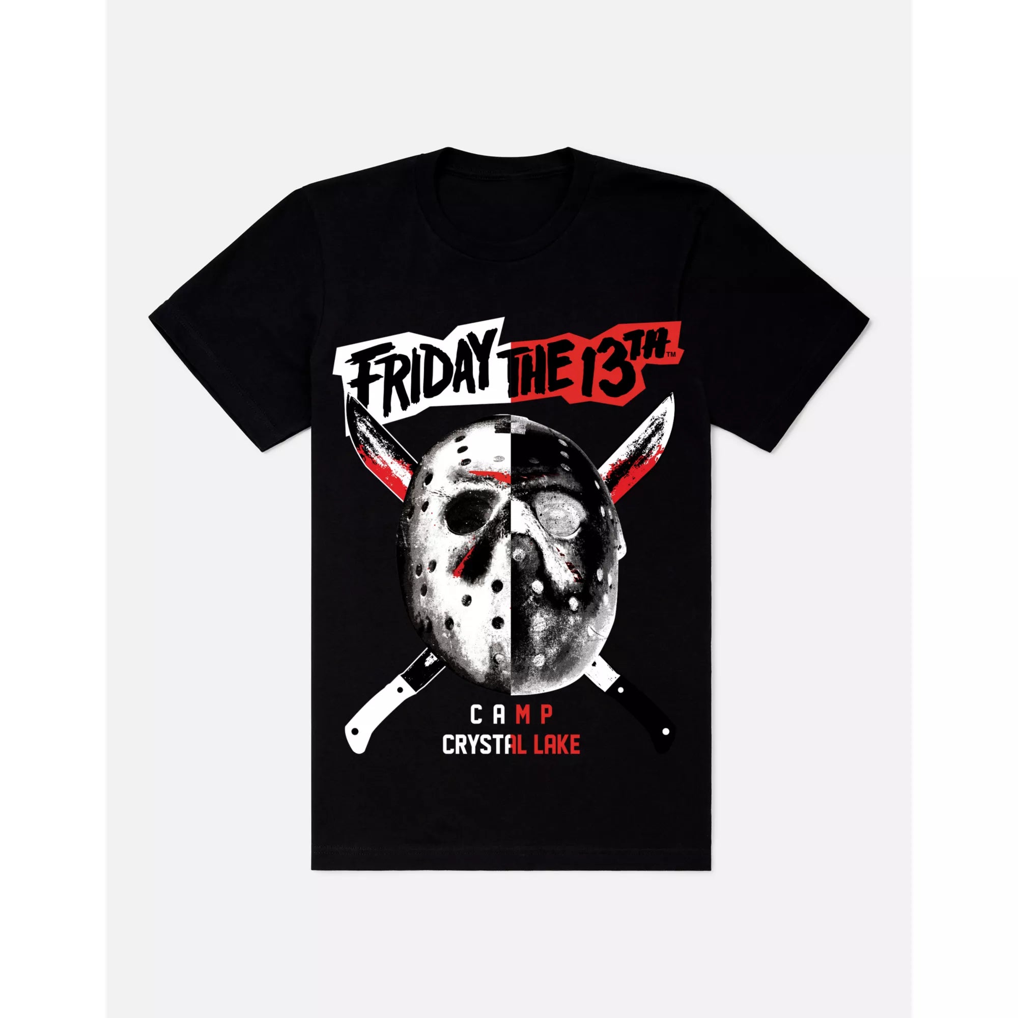 Jason Voorhees Split Mask T Shirt - Friday the 13th