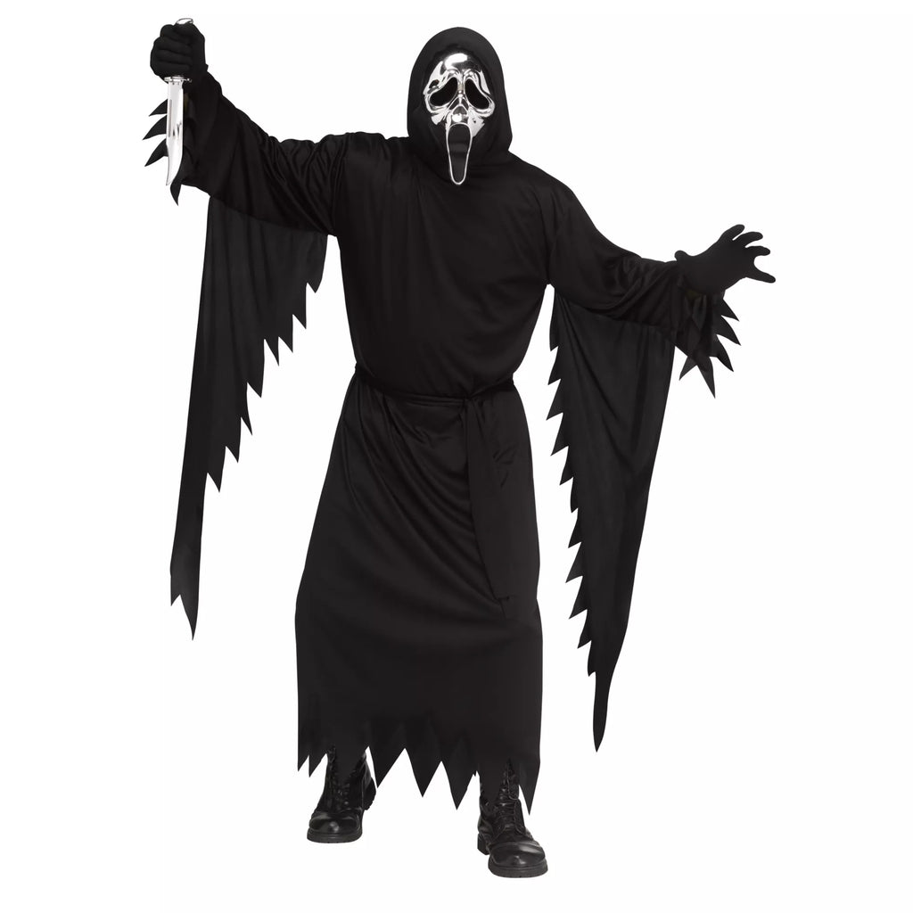 Adult Chrome Ghost Face Costume
