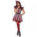 Adult Circus Misfit Clown Plus Size Costume