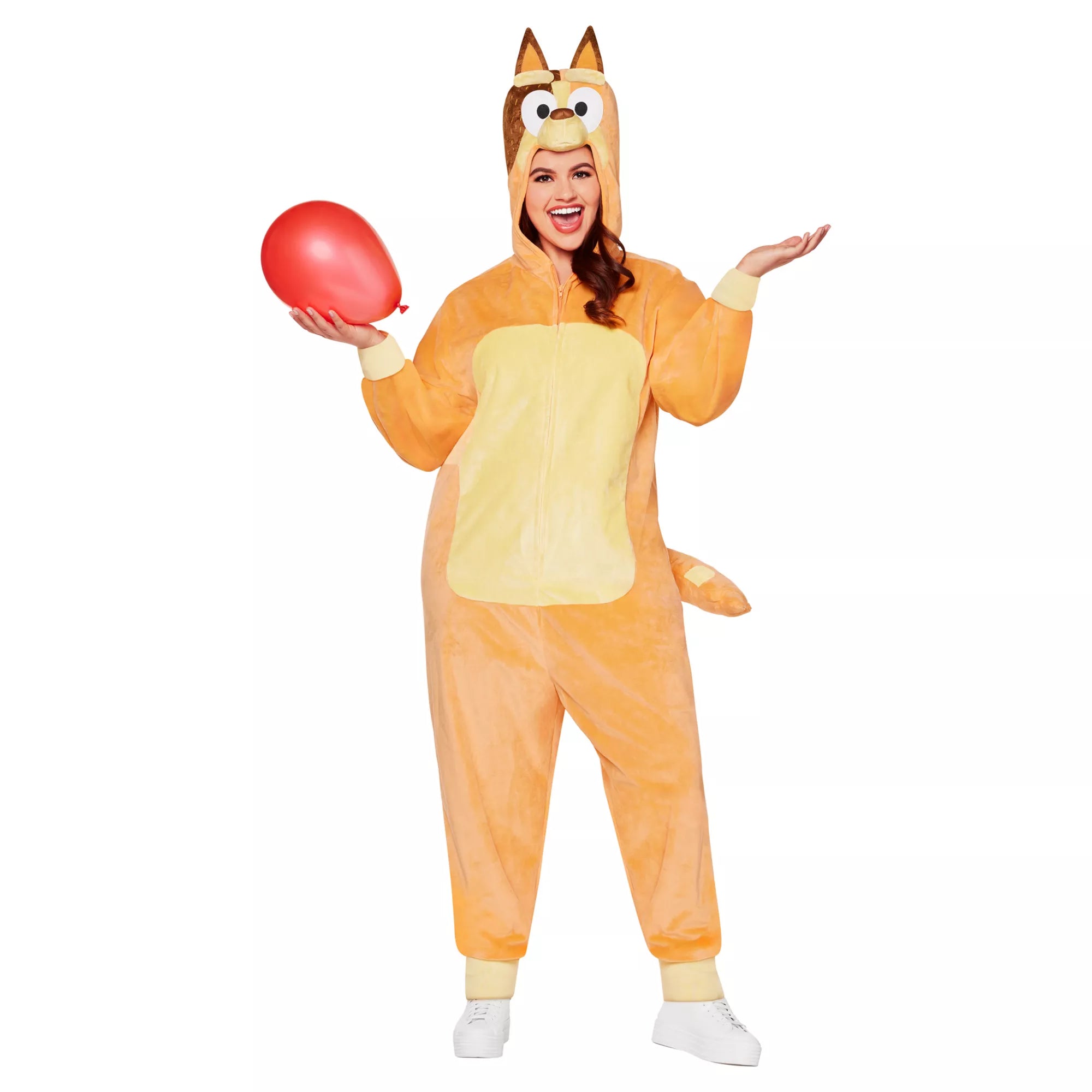 Adult Chilli Plus Size Jumpsuit Costume - Bluey