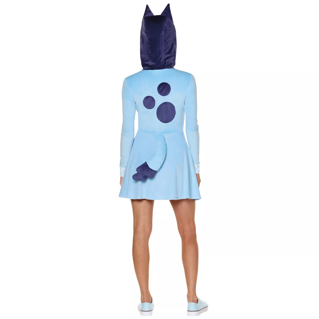 Adult Bluey Hooded Dress Costume