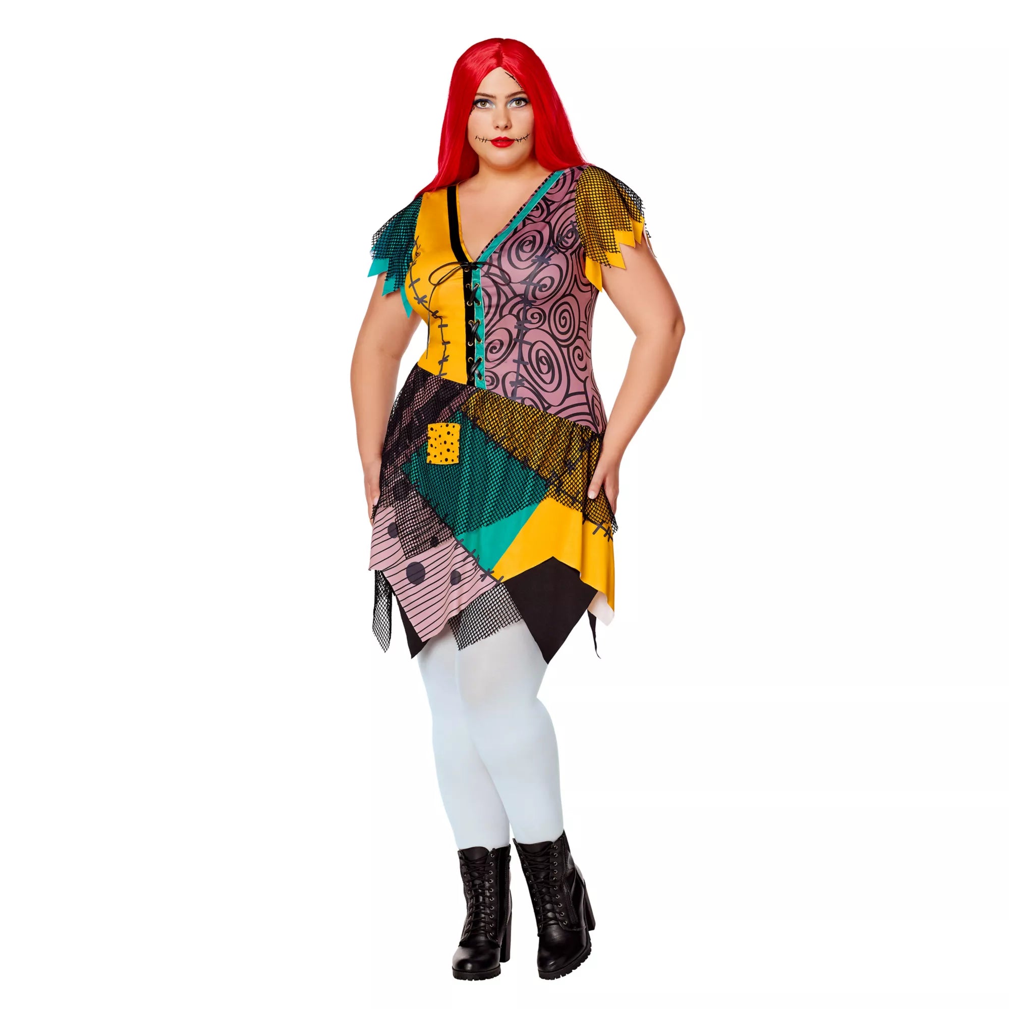 Adult Sally Plus Size Dress - The Nightmare Before Christmas