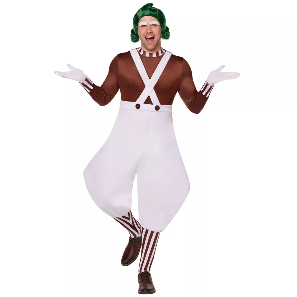 Adult Oompa Loompa Plus Size Costume - Willy Wonka and the Chocolate Factory
