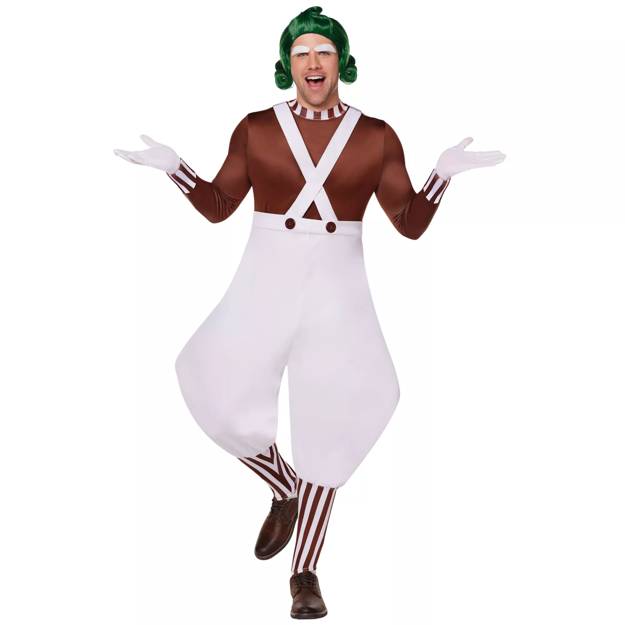 Adult Oompa Loompa Plus Size Costume - Willy Wonka and the Chocolate Factory