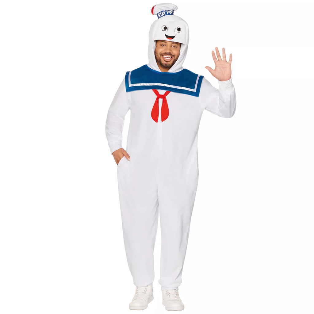 Adult Stay Puft Jumpsuit Costume - Ghostbusters