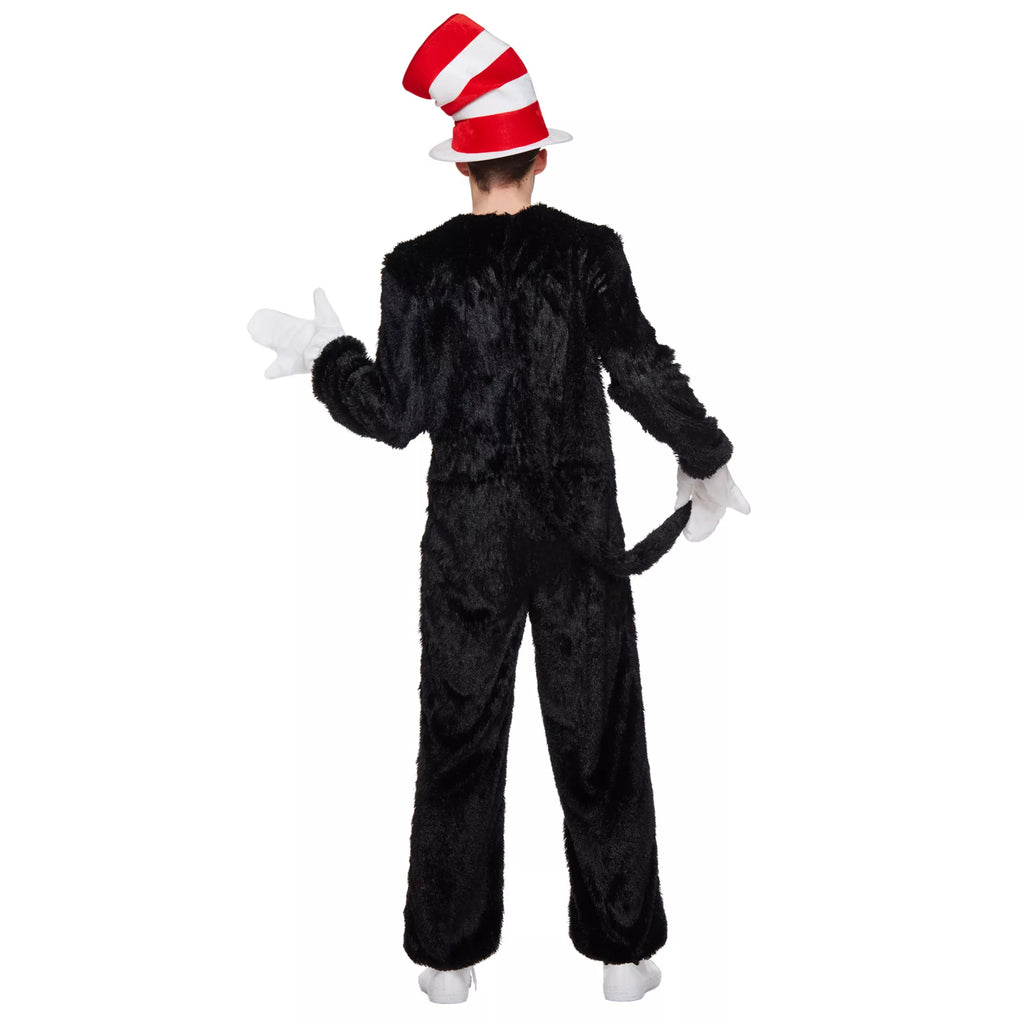 Adult Cat in the Hat One Piece Costume - Dr. Seuss