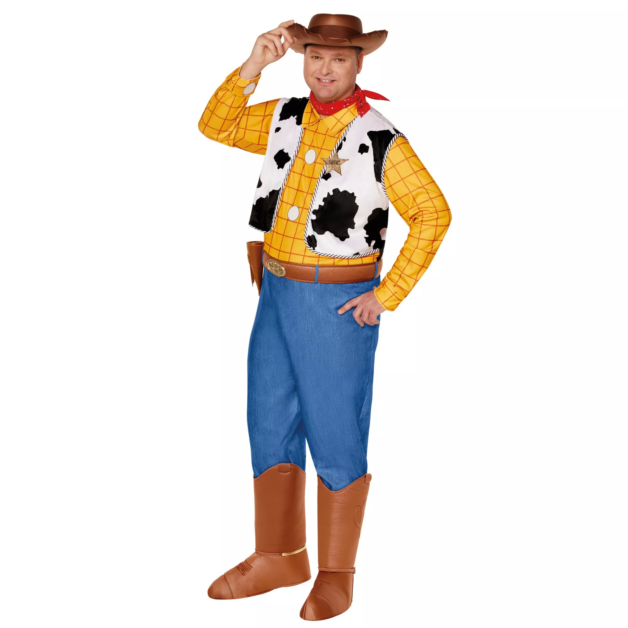 Adult Woody Plus Size Costume - Toy Story