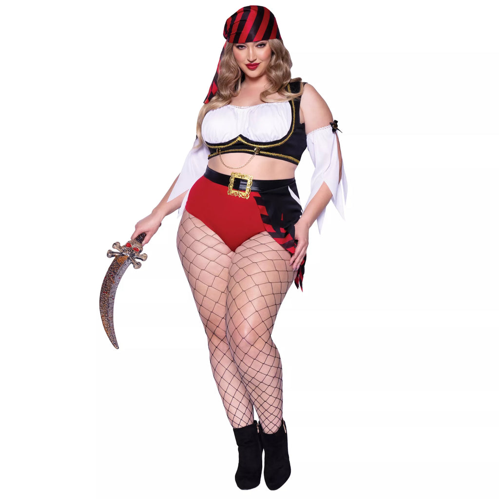 Wicked Pirate Plus Size Costume Set