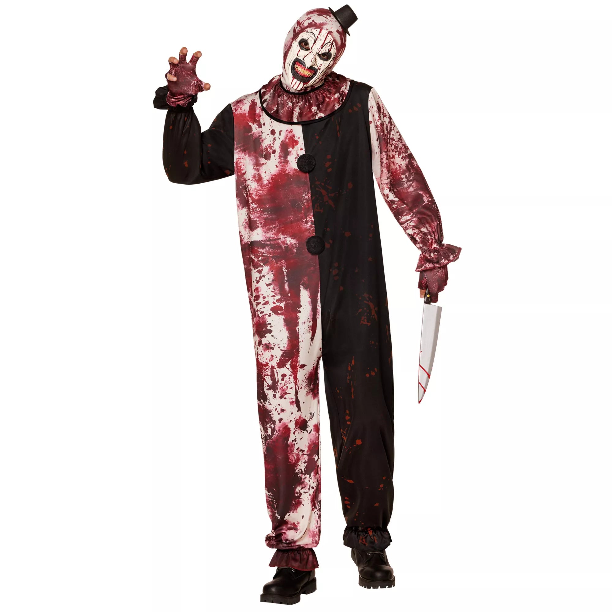 Adult Bloody Art the Clown Plus Size Costume - Terrifier