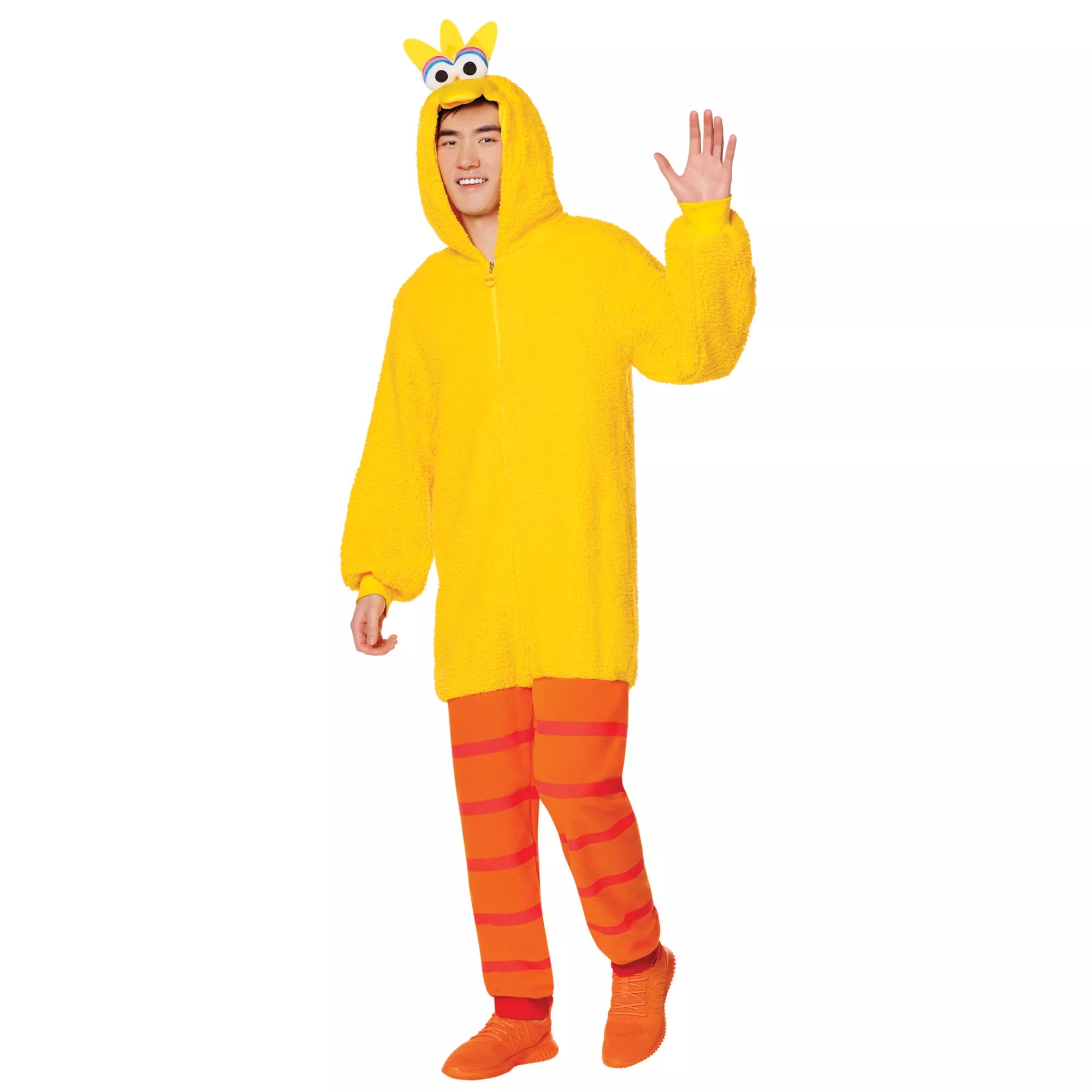 Adult Big Bird Jumpsuit Costume - Sesame Street