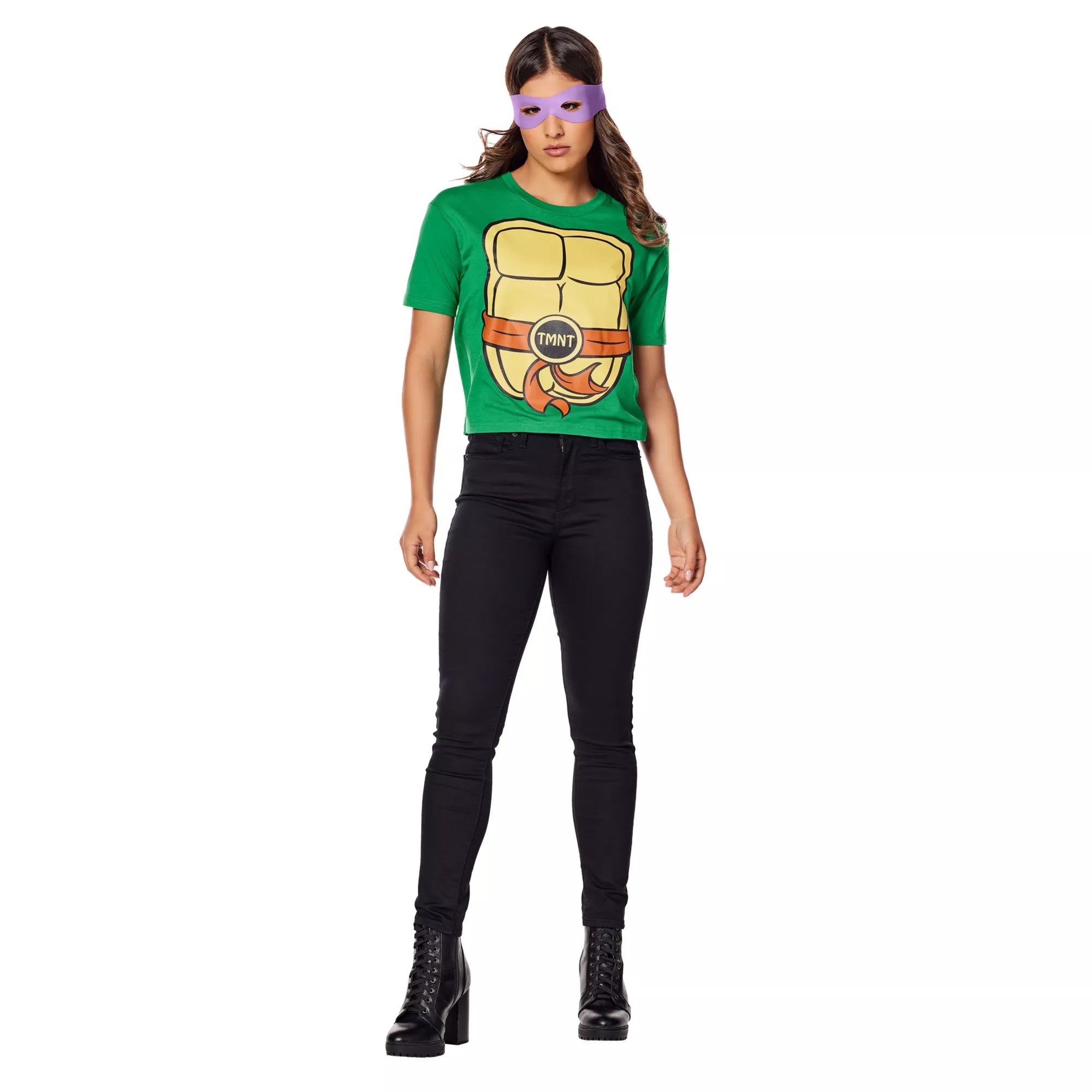 Adult Teenage Mutant Ninja Turtles T Shirt Costume Kit