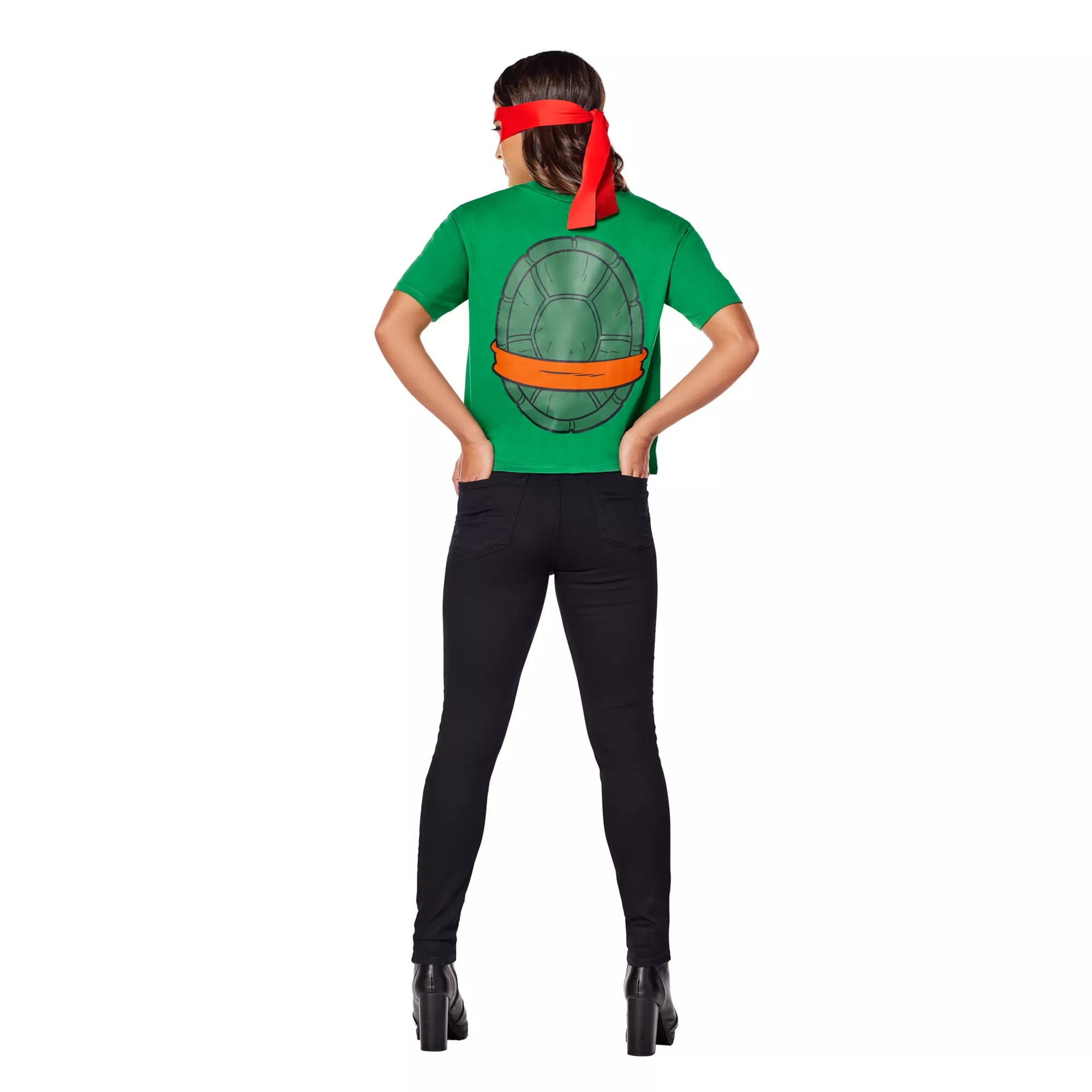 Adult Teenage Mutant Ninja Turtles T Shirt Costume Kit