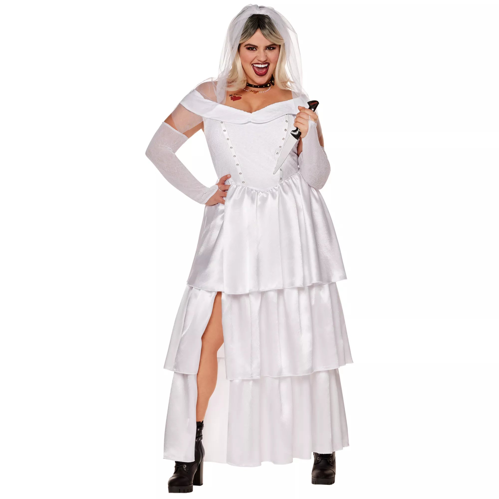 Adult Bride Tiffany Dress Plus Size Costume - The Bride of Chucky