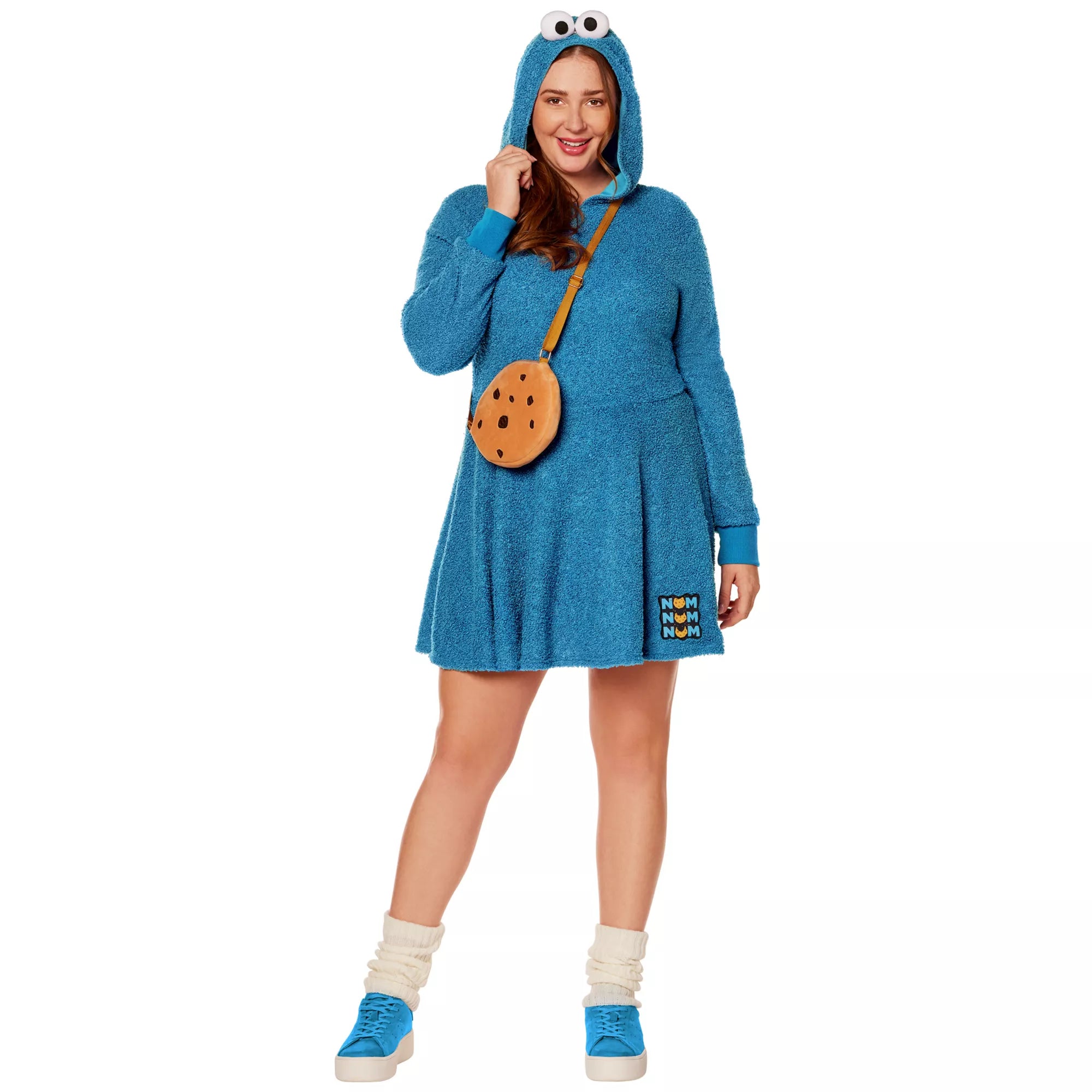 Adult Cookie Monster Plus Size Dress Costume - Sesame Street